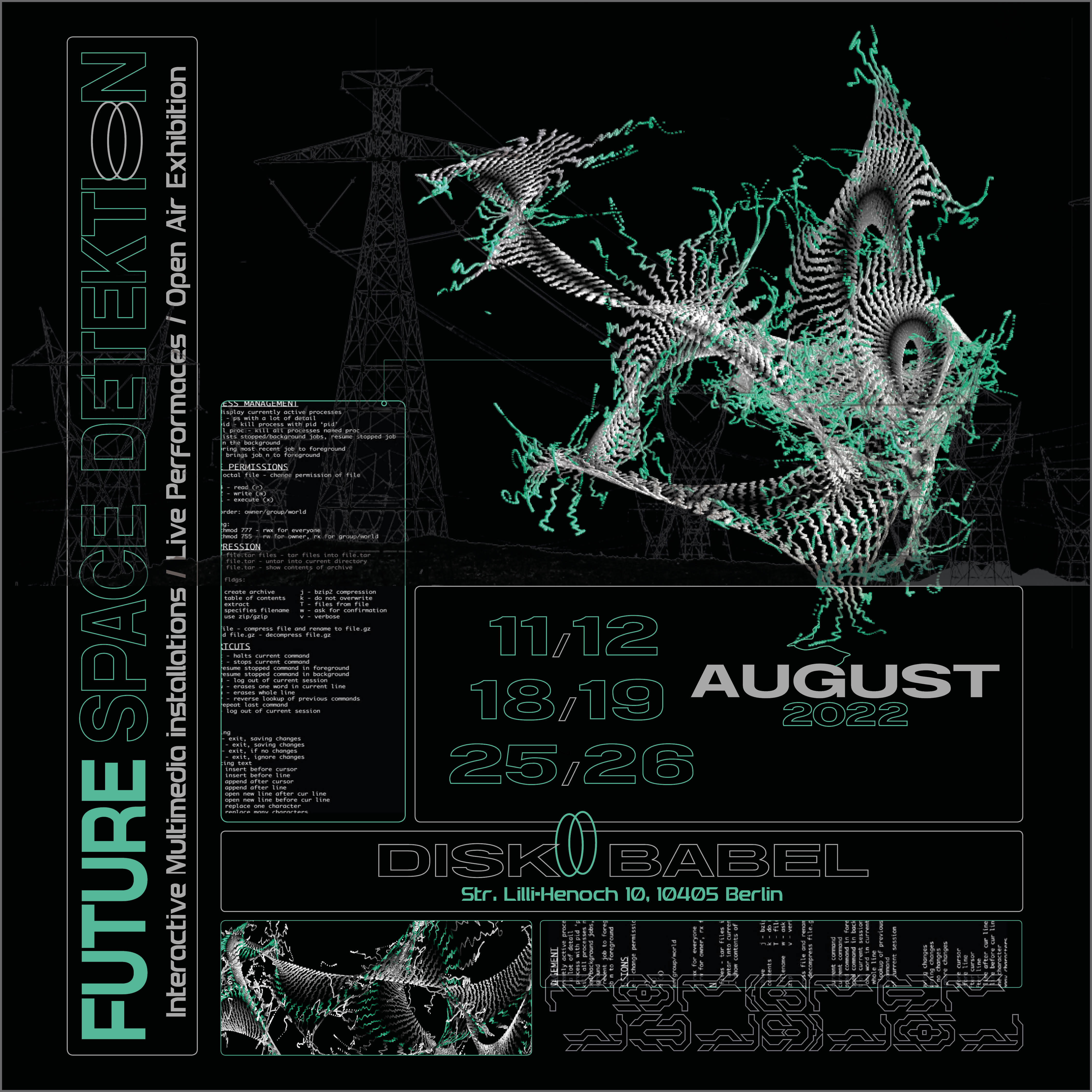 Future Space Detektion - Open Air  - Flyer front