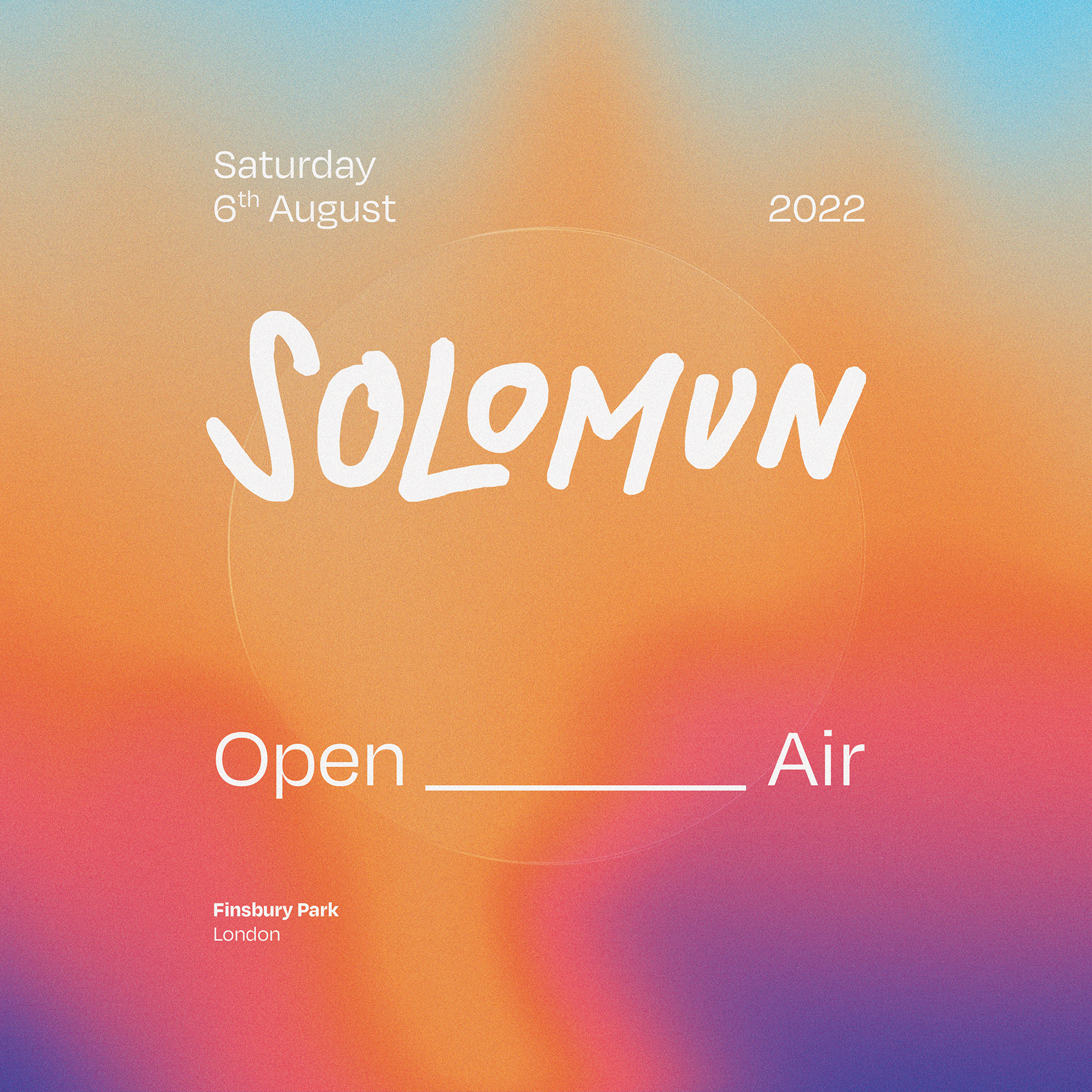 Solomun Open Air - Flyer front