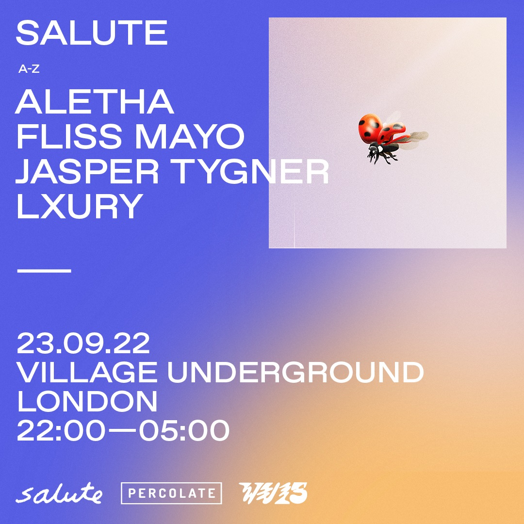 salute presents: London - Flyer front
