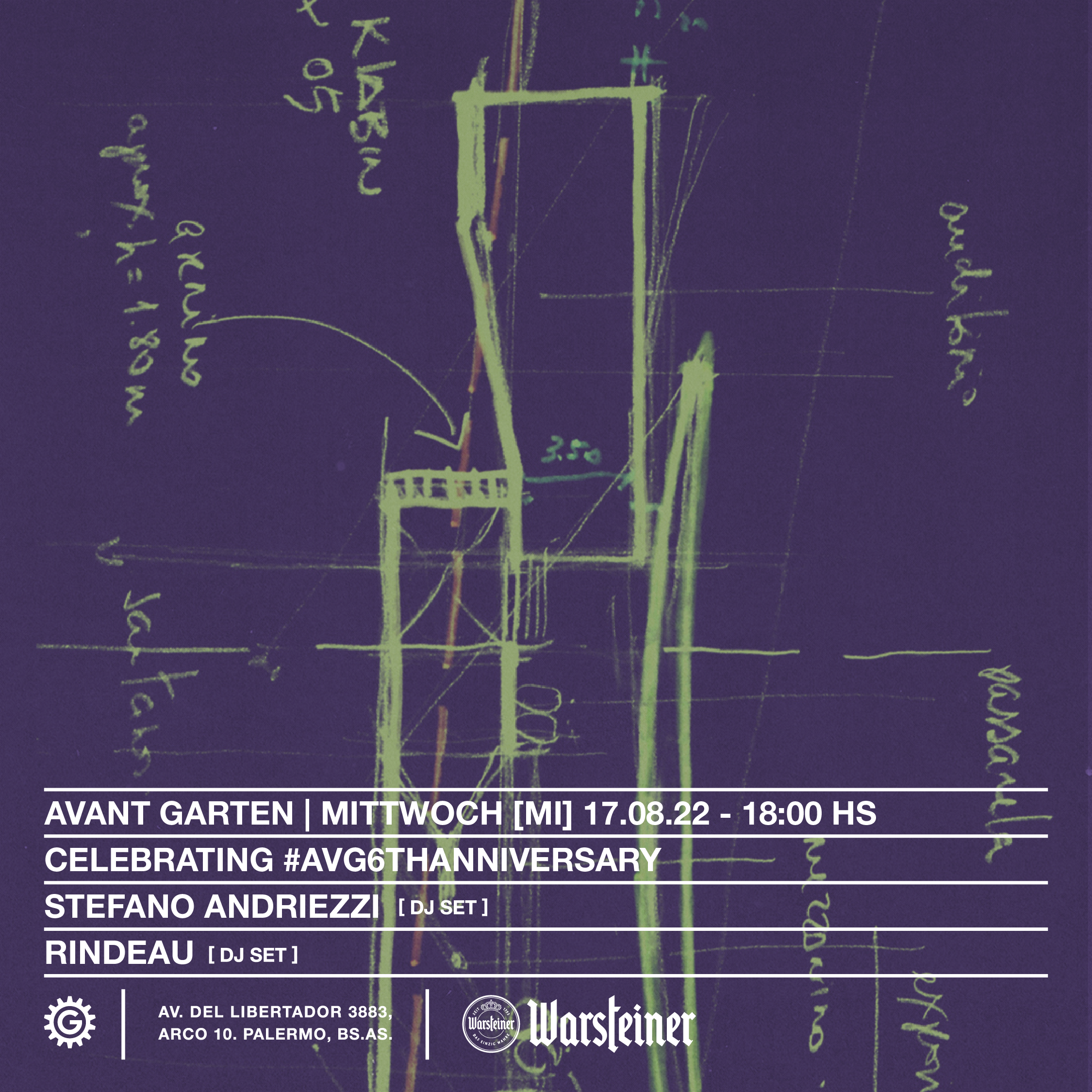 Mittwoch: Stefano Andriezzi, Rindeau - Flyer front