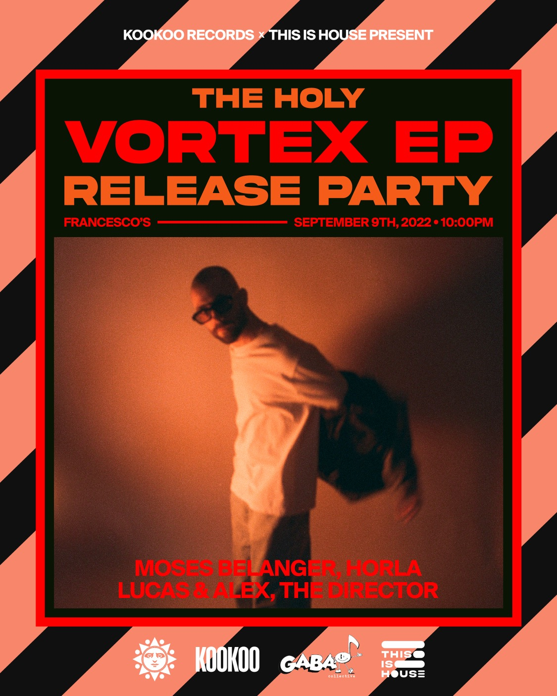 The Holy Release Party - Flyer front