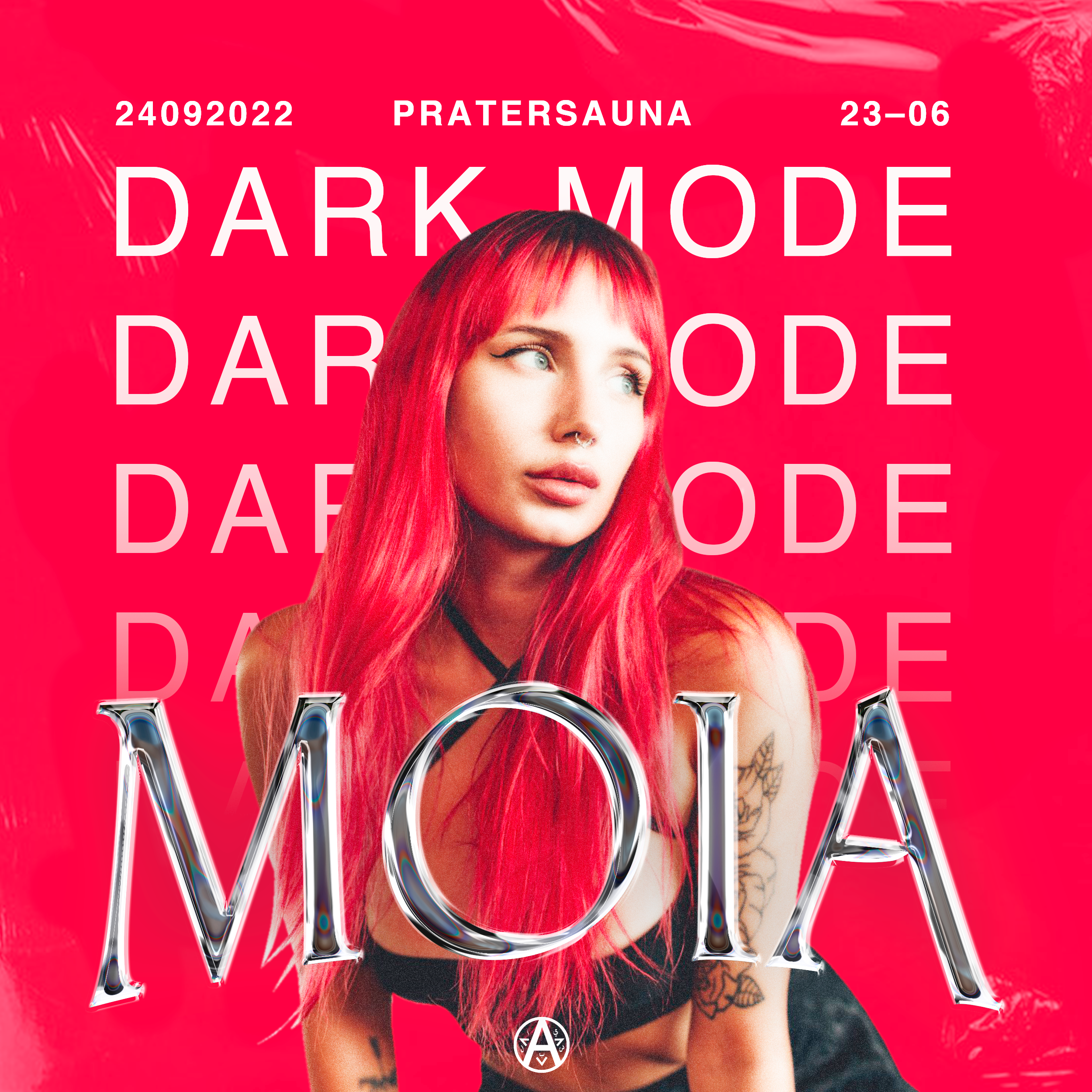 Dark Mode with MOIA - Flyer front