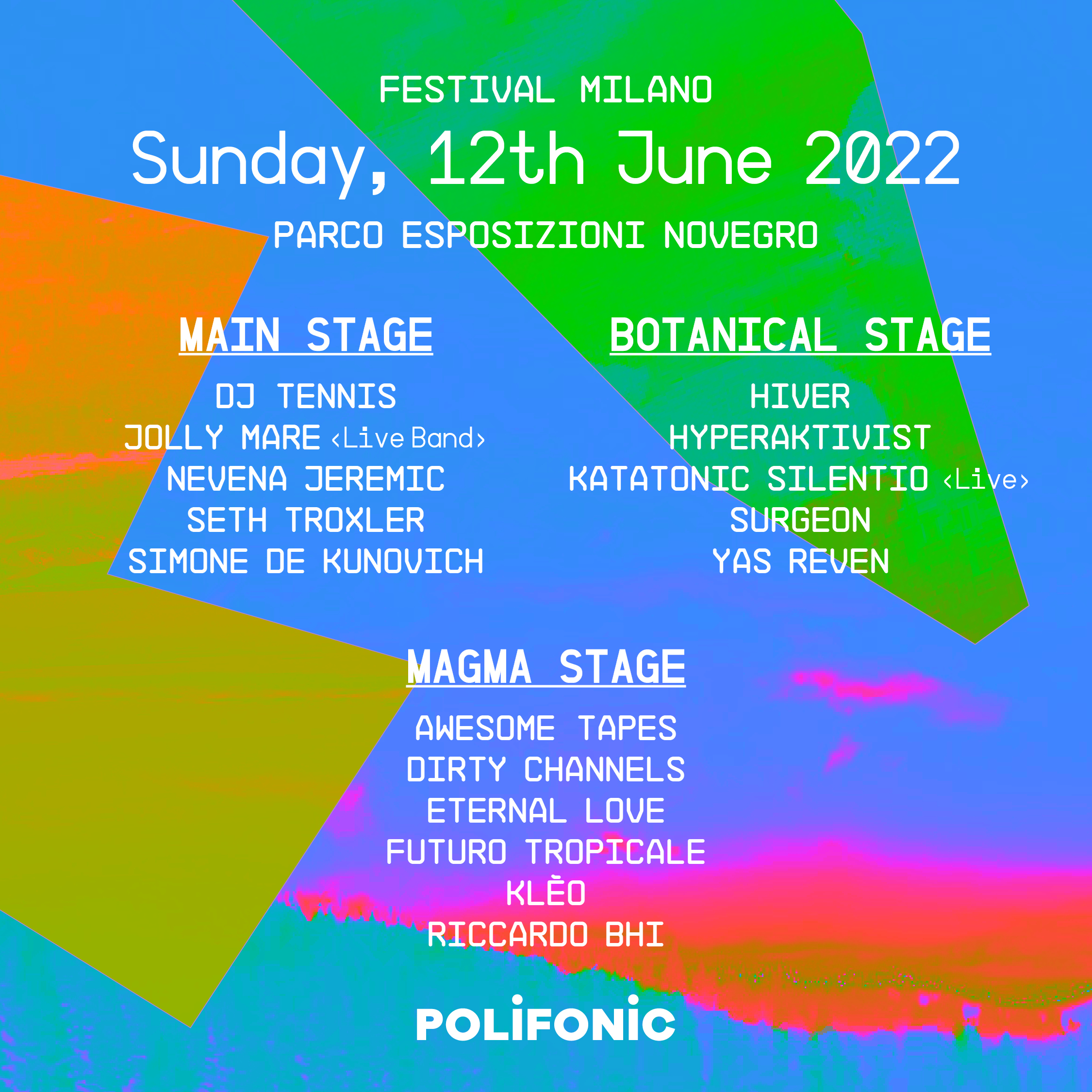 Polifonic FESTIVAL MILANO - DAY 3 - Flyer back