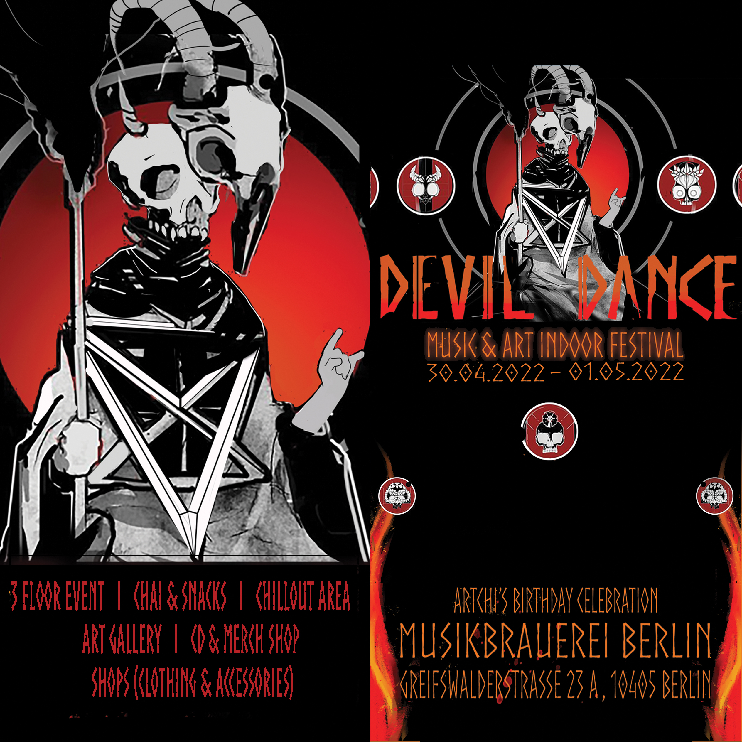Devil Dance Music & Art Indoor Festival 2022 - Flyer back