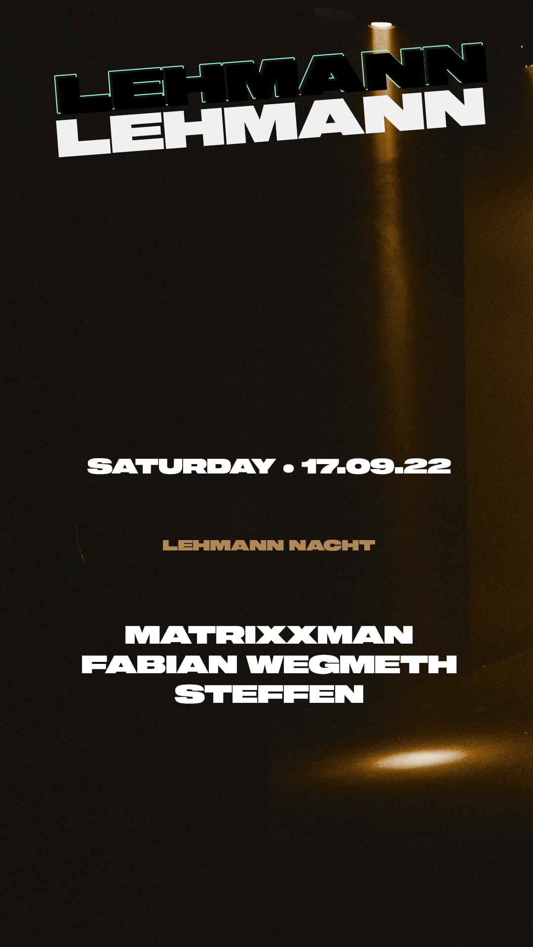Matrixxman, Fabian Wegmeth & Steffen - Flyer front