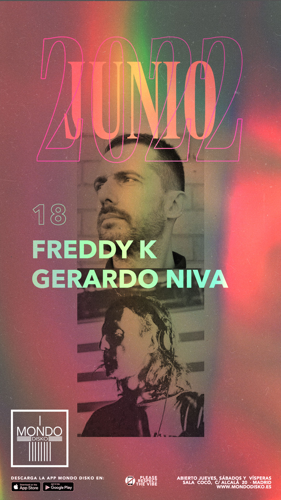 Freddy K / Gerardo Niva - Flyer front