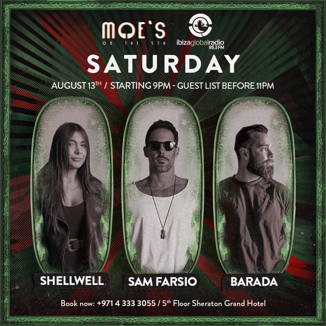 Saturday's at Moe's - Flyer front