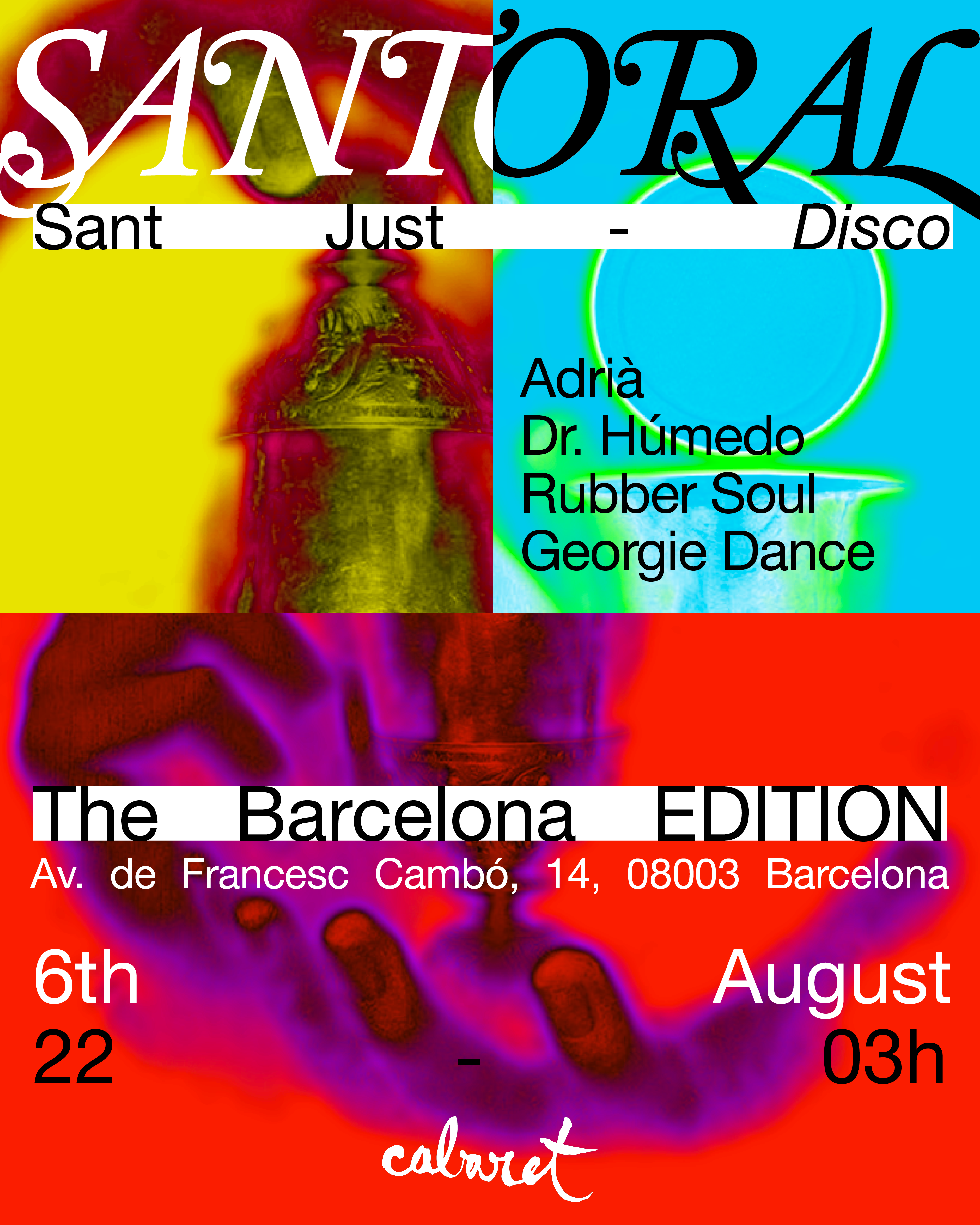 Sant Just, disco by Santoral - Flyer front