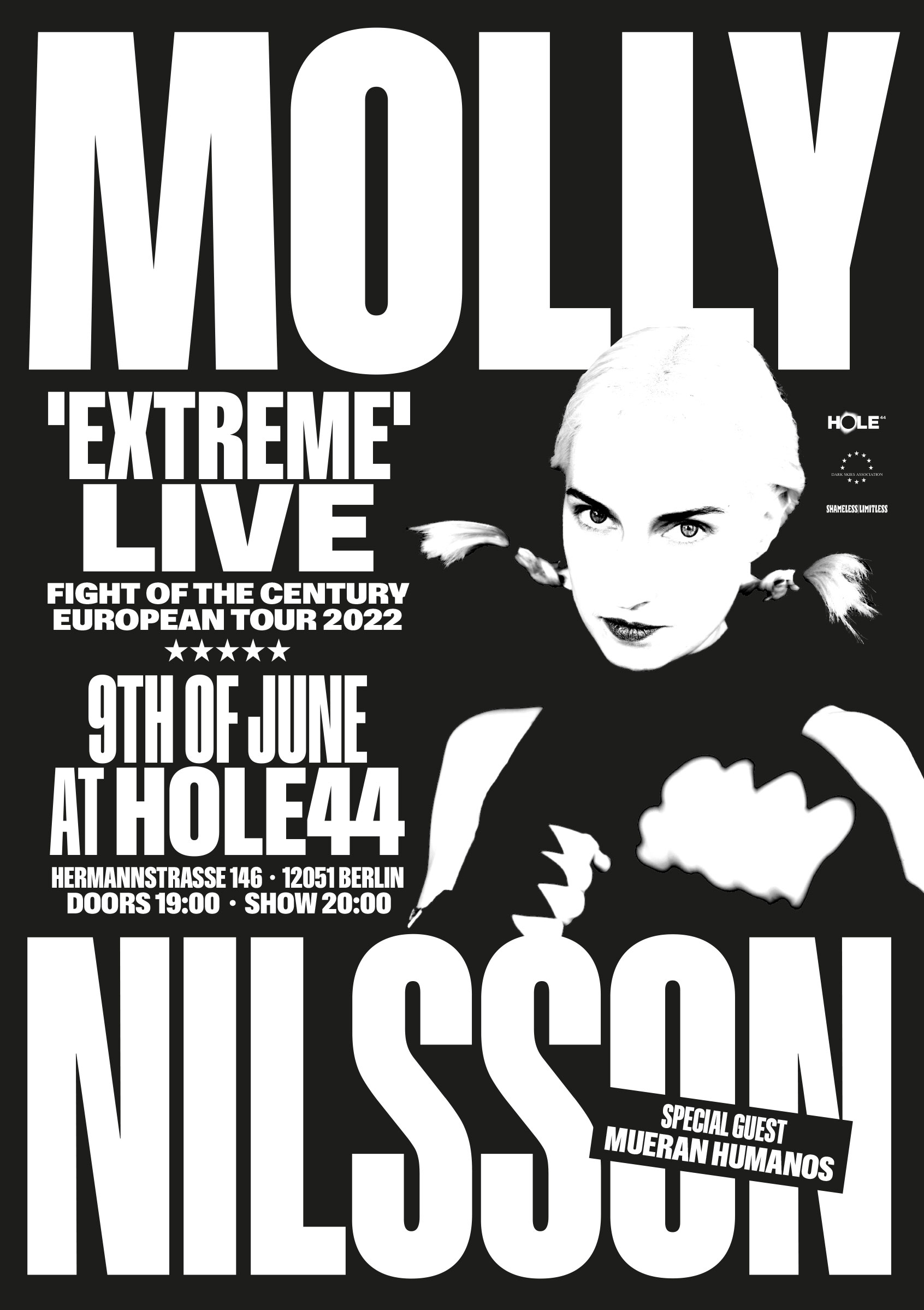 Molly Nilsson - Flyer front