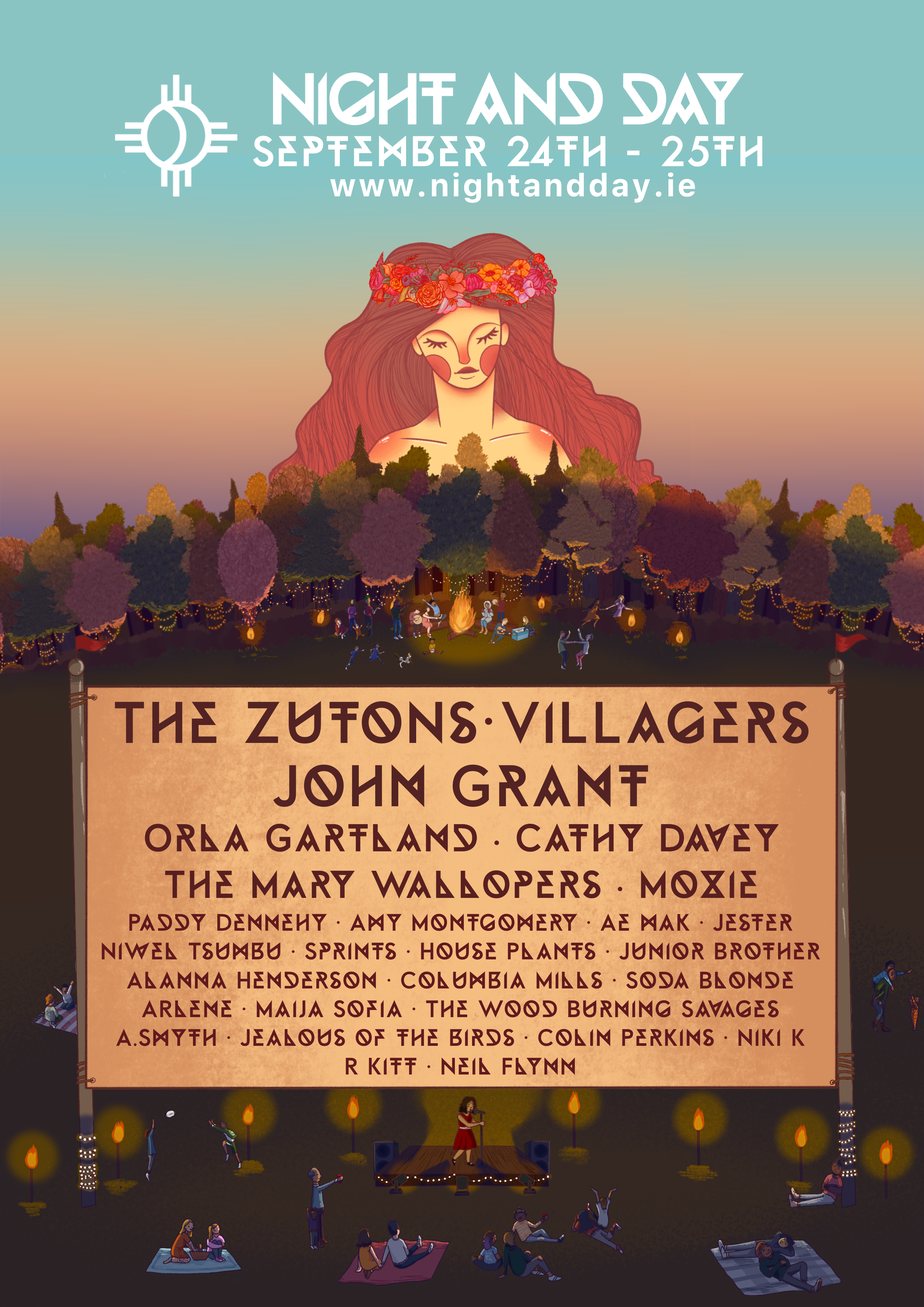 Night and Day festival - Flyer front