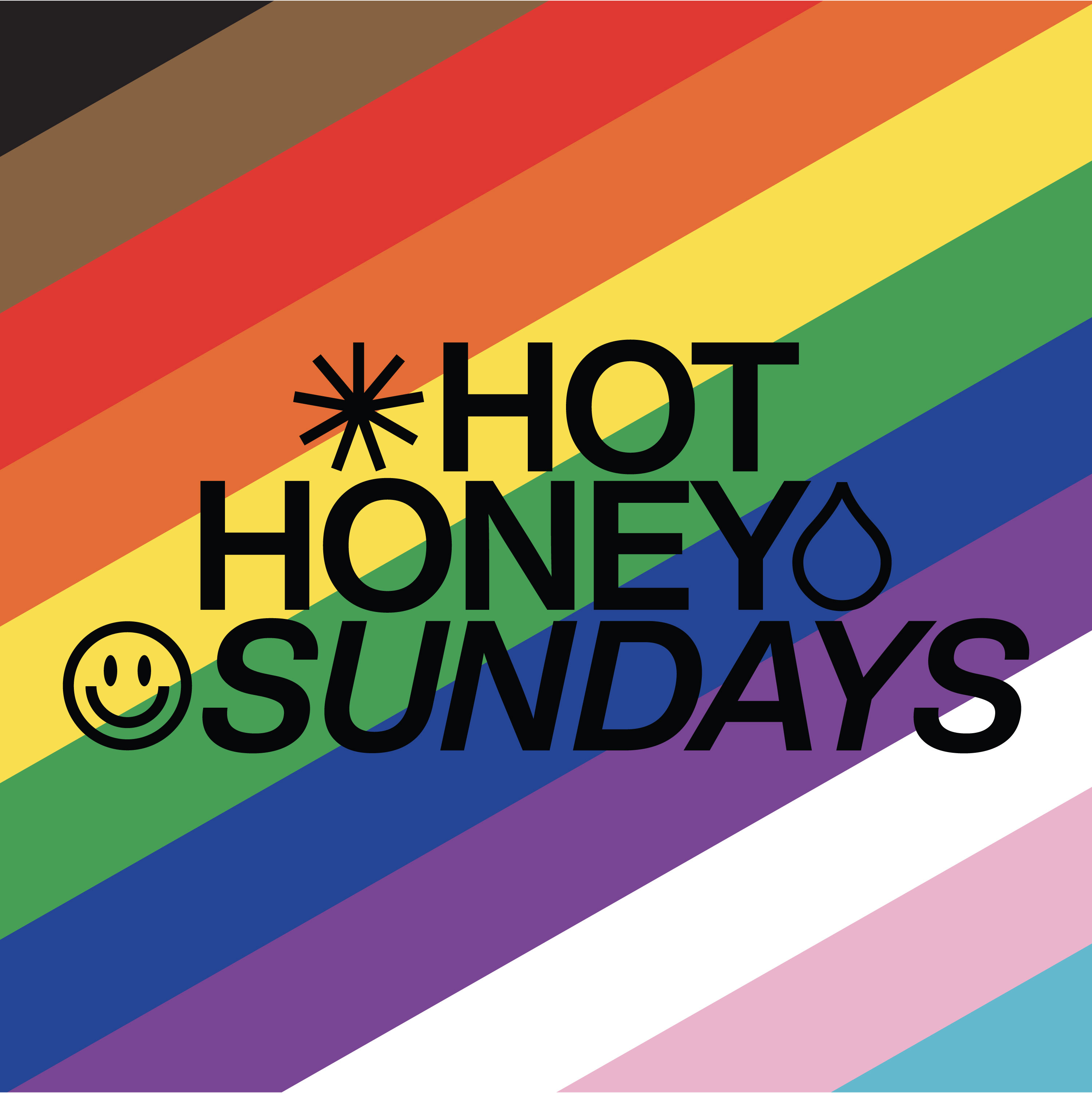 Hot Honey Sundays - Pride Edition - Flyer front