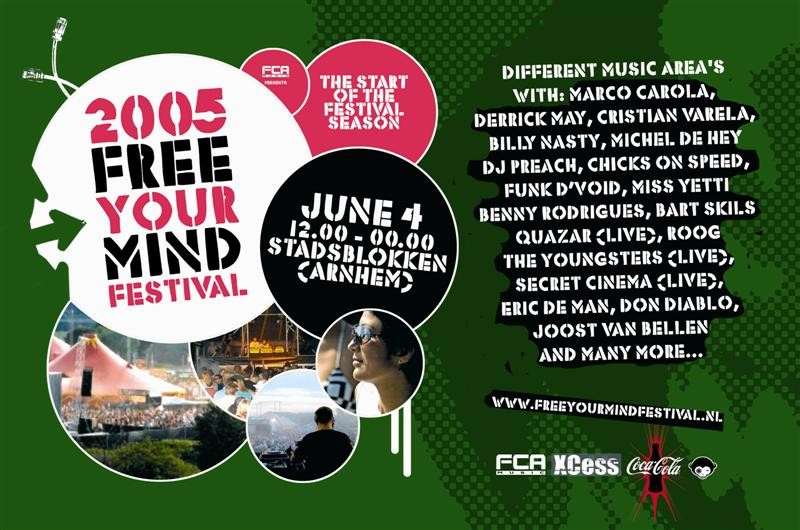 Free Your Mind Festival 2005 - Flyer front