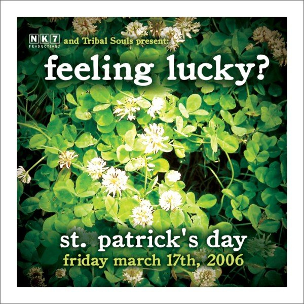 Feeling Lucky? - Flyer front