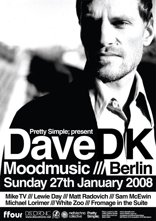 Dave DK - Flyer front