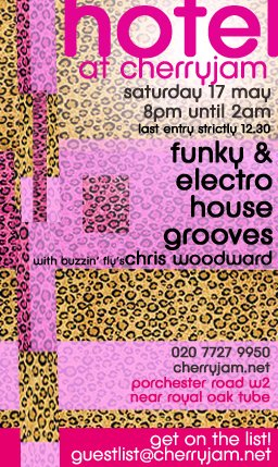 Hotel presents Chris Woodward - Flyer front