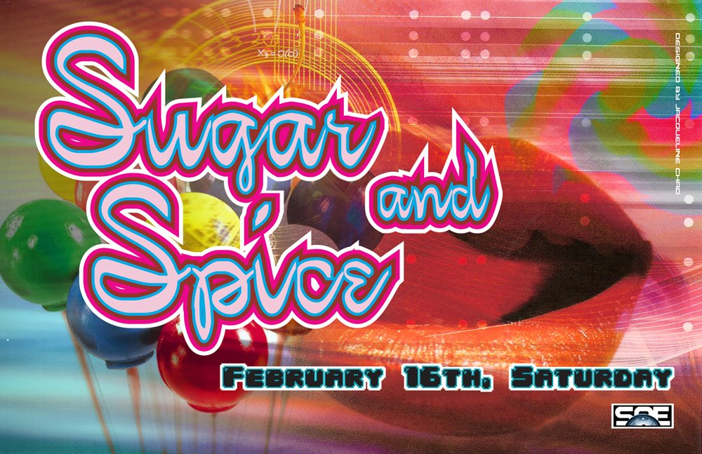 Sugar and Spice - Flyer front