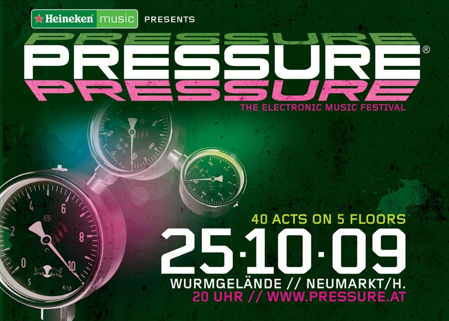 Pressure Festival - Flyer front