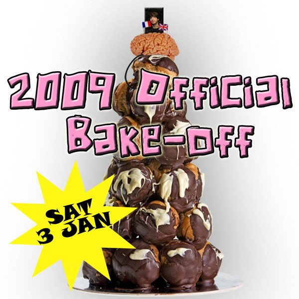 2009 Official Bake-Off feat Simon Baker - Flyer front