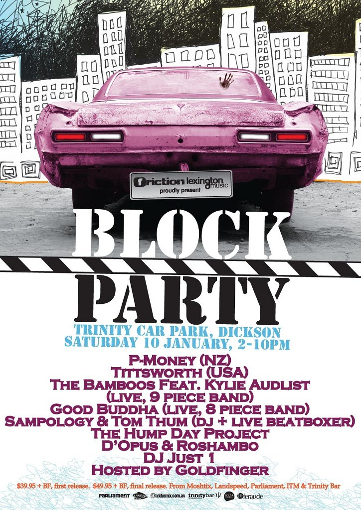 Block Party - Flyer front
