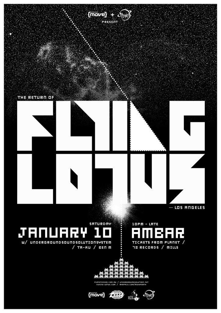 {move} Pres: The Return Of Flying Lotus - Flyer front