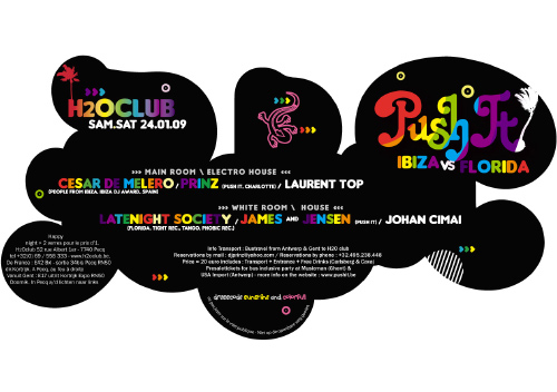 Push It Made In Ibiza - Flyer front