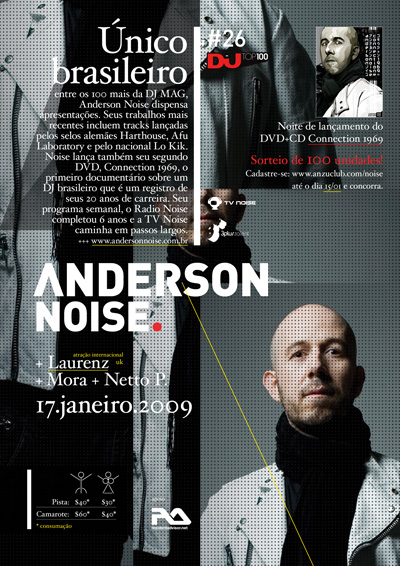 Saturdays with Anderson Noise - Flyer back