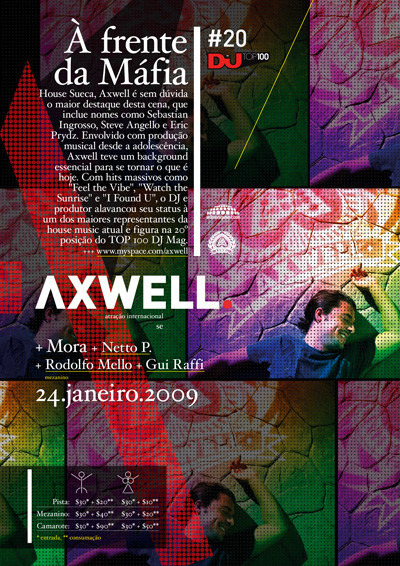 Saturdays with Axwell - Flyer back