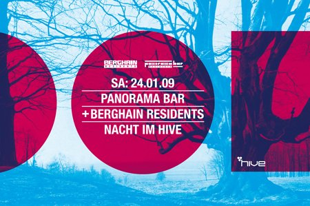 Panorama Bar & Berghain Residents Nacht - Flyer front