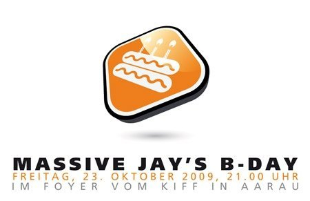 Massive Jay's B-Day - Flyer front