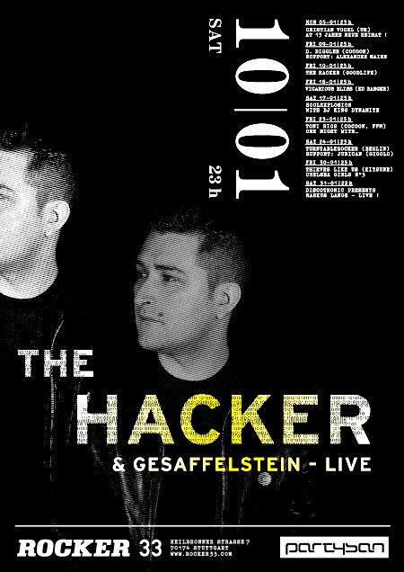 The Hacker - Flyer front