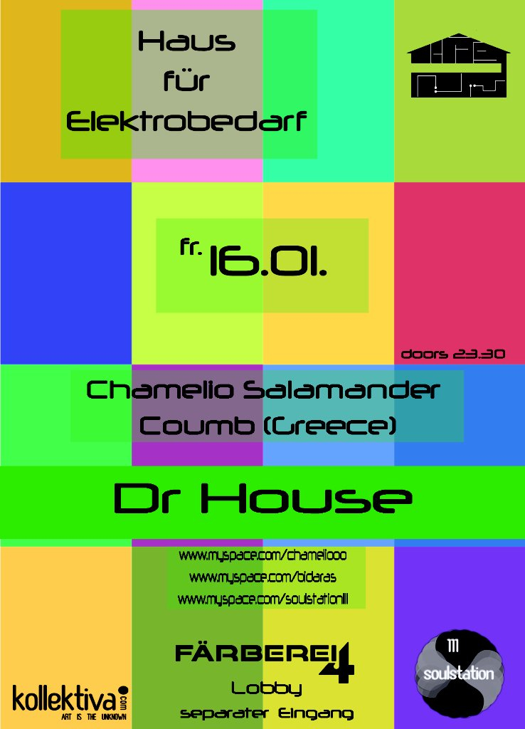 Haus Für Elektrobedarf Pres. Dr.House - Reutlingen - Flyer front