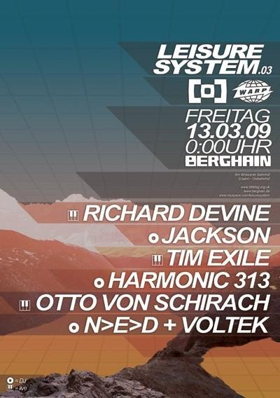 Leisure System 03 & Upon You Nacht - Flyer front