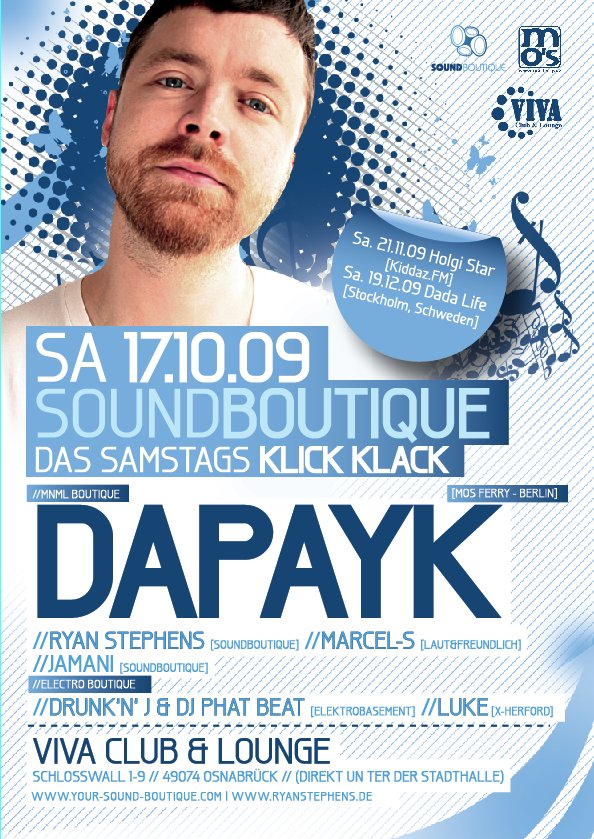 Marcel-S with Dapayk Live - Flyer front
