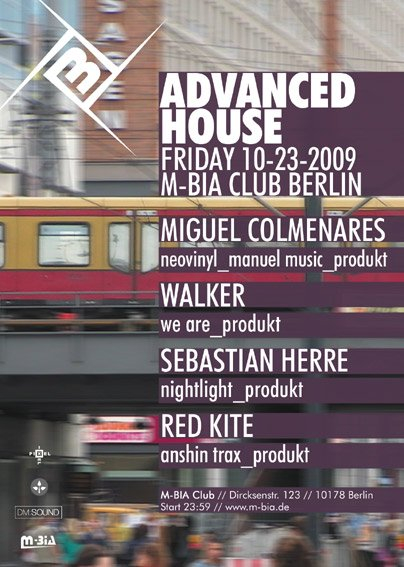 Advanced House - Flyer front