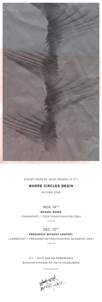 Where Circles Begin - Flyer front