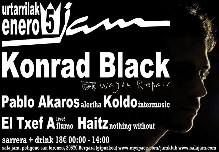 Konrad Black - Flyer front