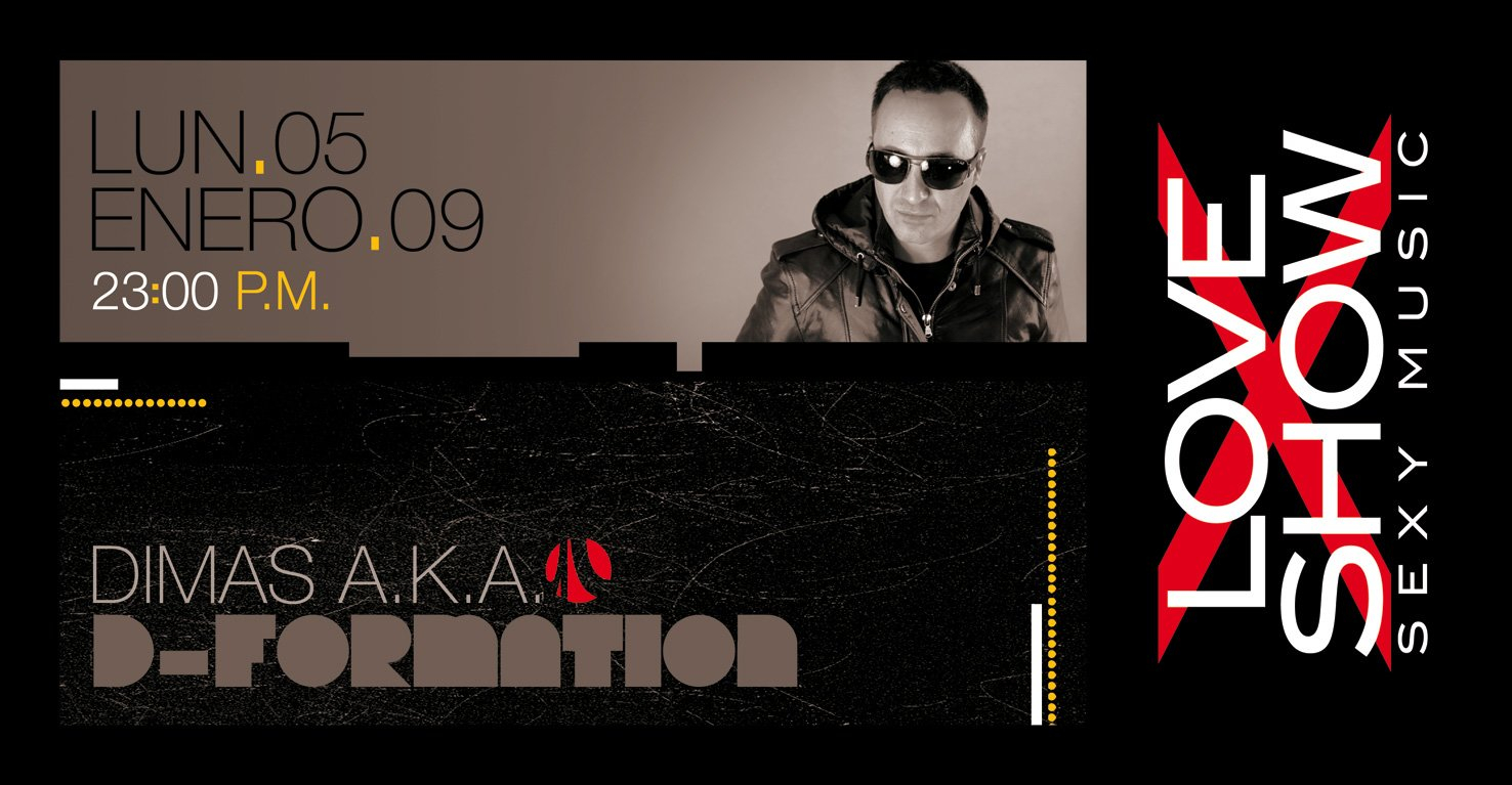 Dimas Aka D-Formation - Flyer front