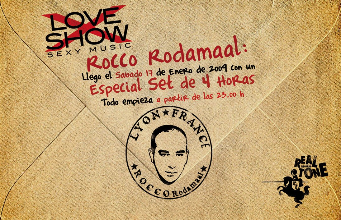 Rocco Rodamaal - Flyer front
