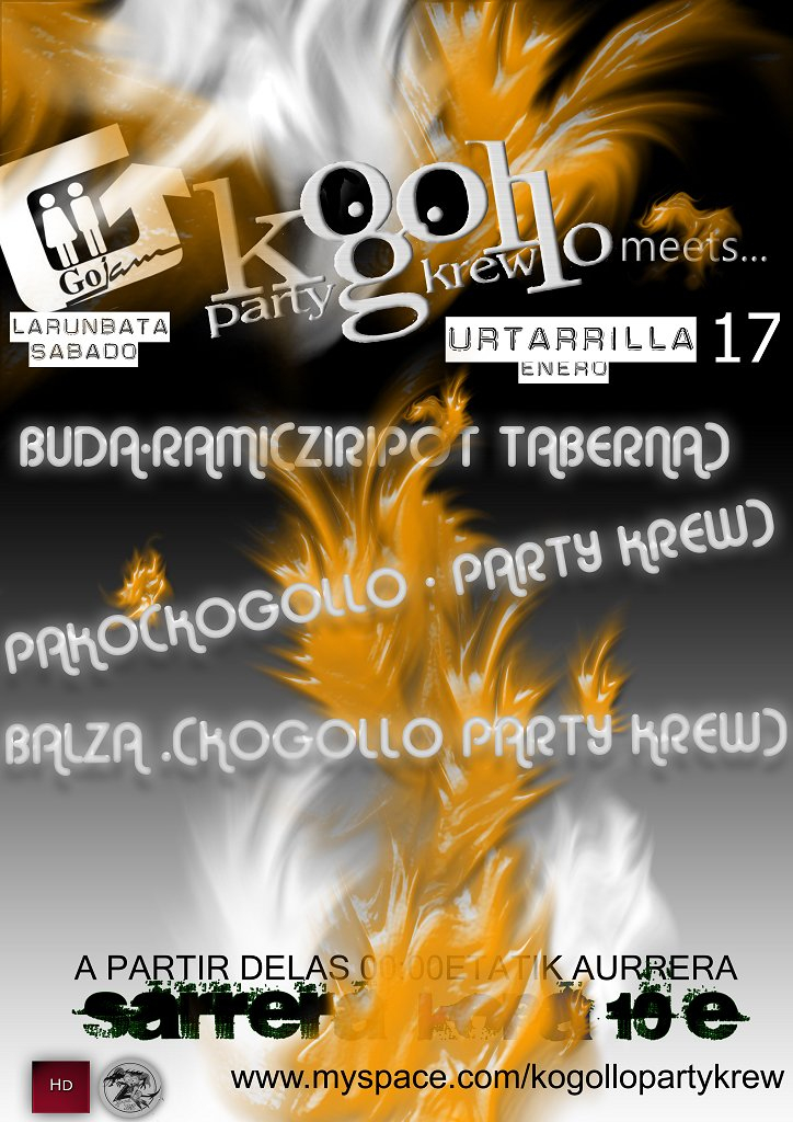 Kogollo Party Krew Meets... - Flyer front