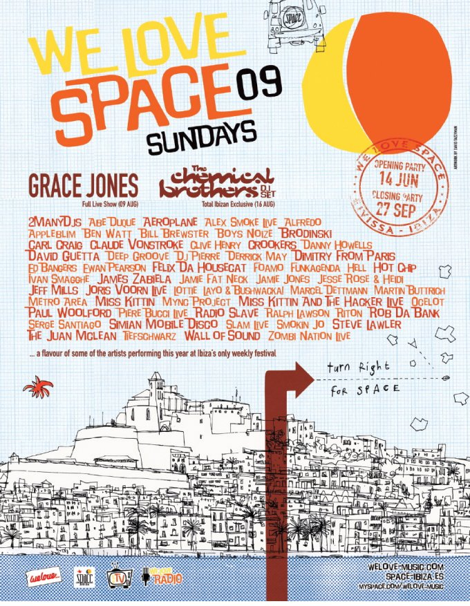 We Love... Space Special Part 1 - Flyer front