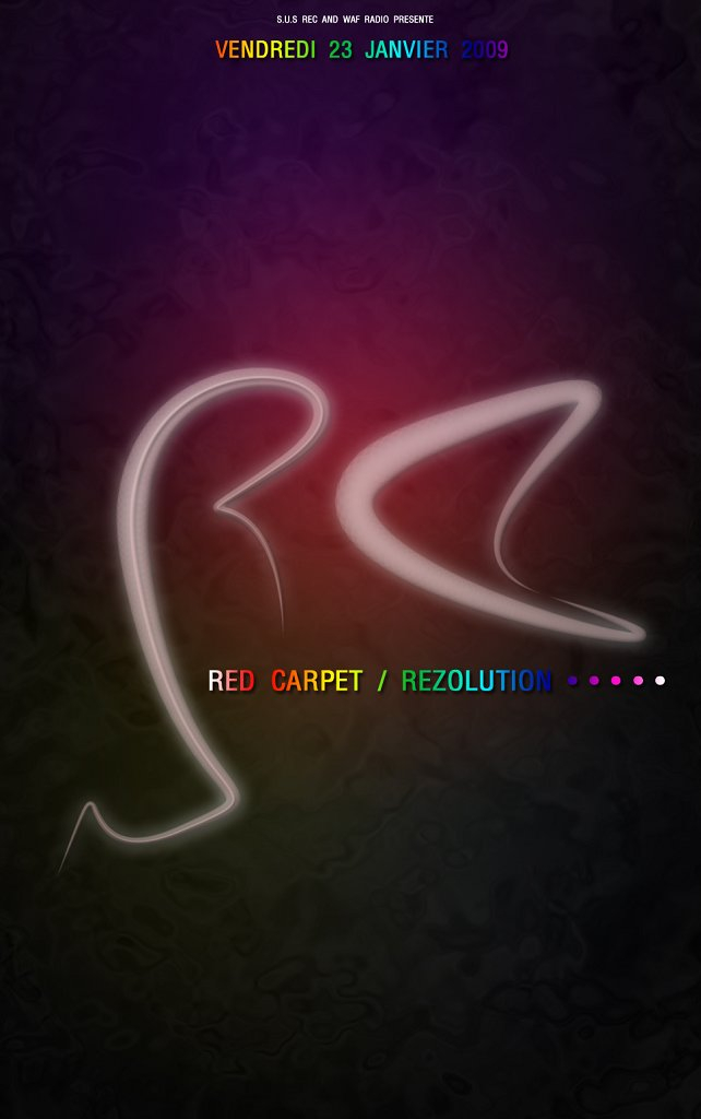 Red Carpet Rezolution - Flyer front