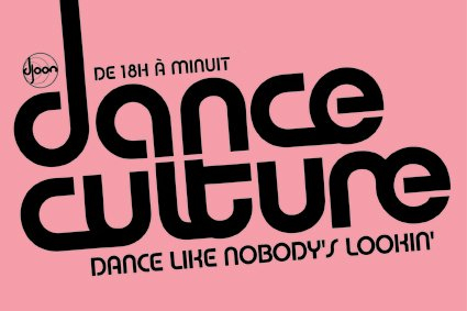 Dance Culture - Flyer front