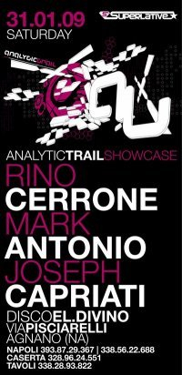 Analytic Trail Showcase - Flyer front