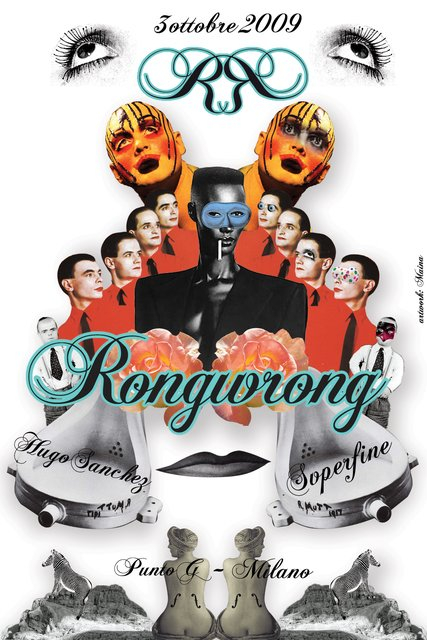 Rongwrong feat Hugo Sanchez - Flyer front