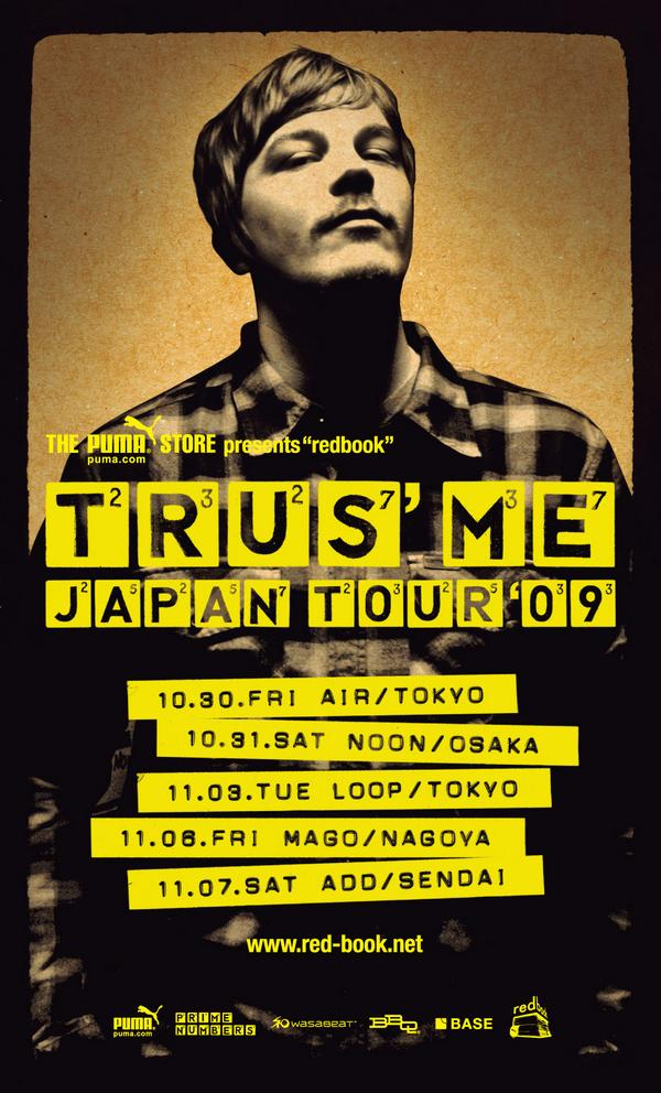 Puma Store pres. Trus'me Japan Tour - Flyer front