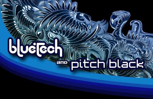 Pitch Black vs Bluetech - Flyer front