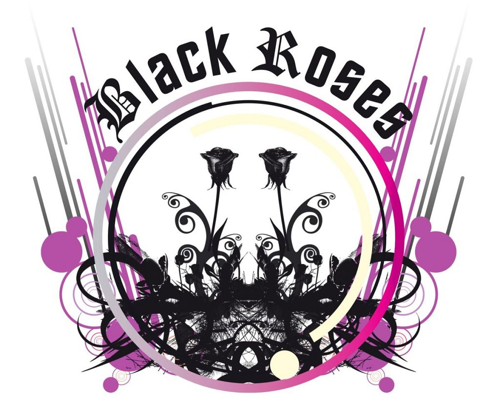 Black Roses - Rado Bogash - Flyer front