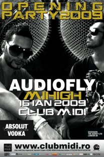 Reopening Party With Audiofly - Flyer front