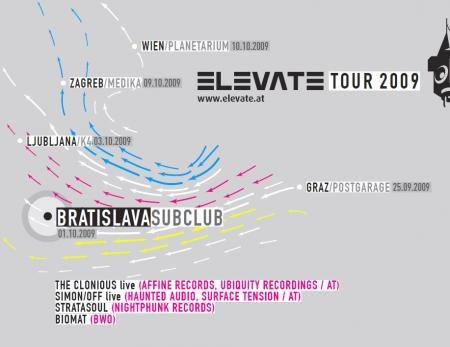 Elevate Tour - Flyer front