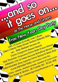 ...And So It Goes On Free Nyd Party - Flyer front